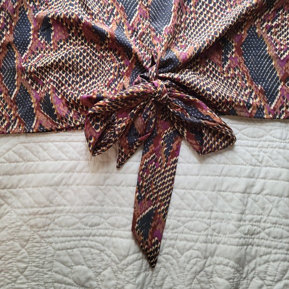 Snakeskin print top - Picture 4 of 5